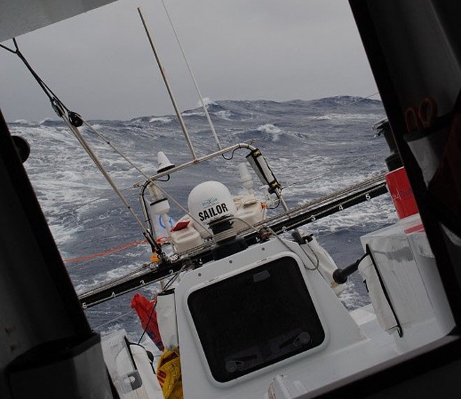 Rough conditions for Phesheya-Racing - Global Ocean Race 2011-12 © Phesheya Racing